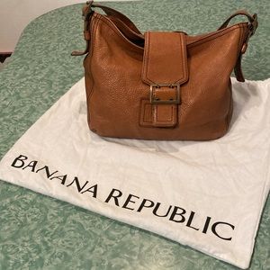 Banana Republic Pebbled Leather Shoulder Bag